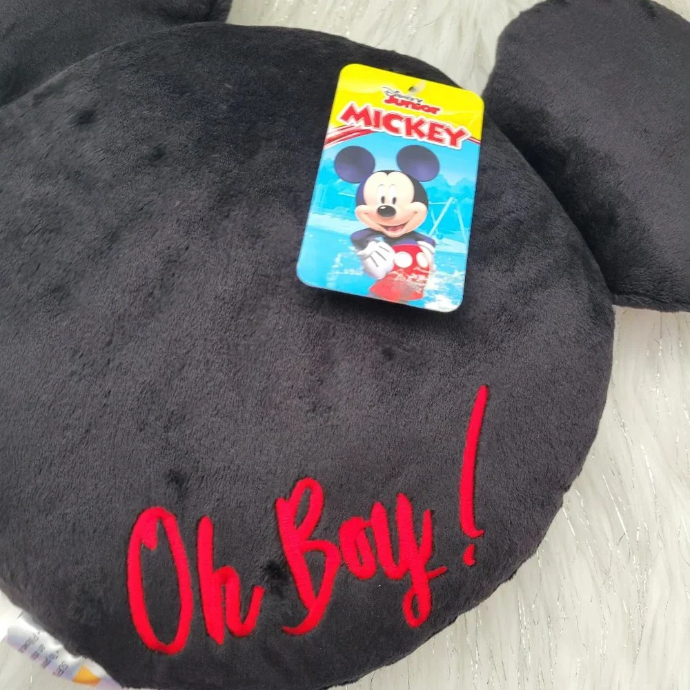 Mickey Mouse Head Shaped Decorative Pillow